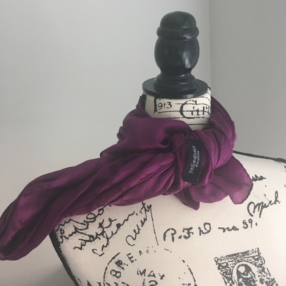 Authentic YSL large scarf